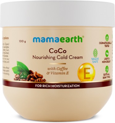 MamaEarth CoCo Nourishing Cold Cream For Dry Skin With Coffee and Vitamin E  (100 g)