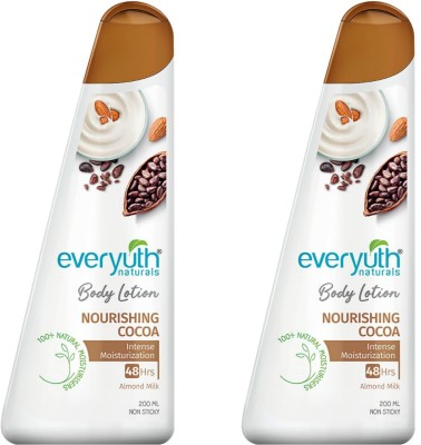 Everyuth Naturals Nourishing Cocoa body lotion 100ml pack 2(200 ml)