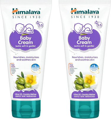 HIMALAYA Gentle Soft Baby cream extra nourishment 100gX2(200 ml)