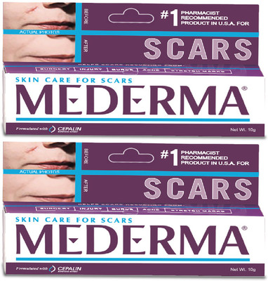 MEDERMA Scar Removal Gel (10 GM) Pack of 2(20 g)