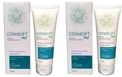 Cerasoft IMF Deep Moisturising Cream | For Dry to Very Dry Skin | 100gm | Pack of 2(100 ml)