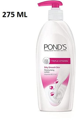 POND's TRIPLE VITAMIN SILKY SMOOTH SKIN LOTION 279 ML (pack of 1)(272.2 ml)