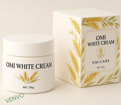venvo OMI White Cream 50g | Advanced Glow Boosting Cream for Dry Skin(50 ml)