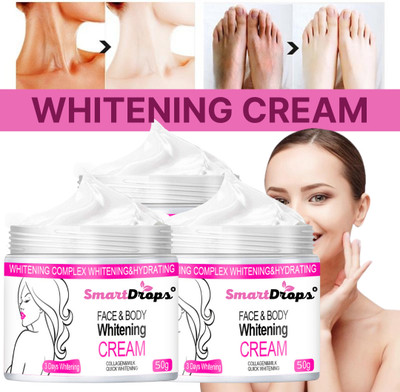smartdrops Skin Lightening Cream - Vitamin C&Aloe Vera for Smooth & Even-Toned Skin(150 g)