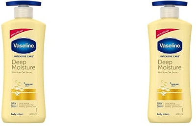 Vaseline body lotion DEEP MOISTURE 0.800 L X SAT 2(400 ml)