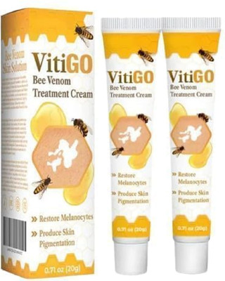 BAOUCH Vitigo Treatment Cream For Skin and Rashes for All Skin Types pack of 2 (40 ml)(40 ml)