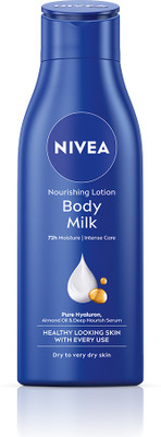 NIVEA Body Milk, Lotion Moisturizer, with Hyaluronic acid, Moisture Serum, Men & Women(200 ml)