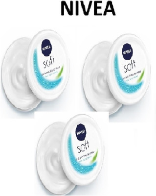 NIVEA soft moisturizer 50ml pack of 3 C(150 ml)