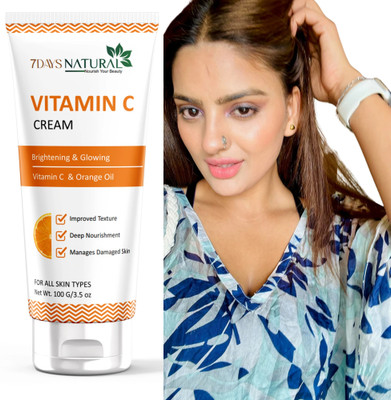 7days natural Vitamin C Face Cream - Oil Free |Quick Absorbing skin Brightening | Whitening(30 ml)