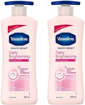 Vaseline Healthy Bright Daily Brightening Lotion (2 X 400ml)(800 ml)