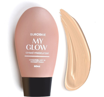Suroskie My Glow All-In-One Tinted Moisturizer with SPF 30-Light(60 ml)