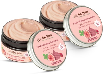 Nat Habit Fig Rose Prima Skin Malai/Cream For clarity & brightening 24HR Moisture Control(240 ml)