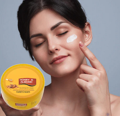 sheny soft Honey & Almonds Nourishing Skin Cream All Skin Type Moisturization(200 g)