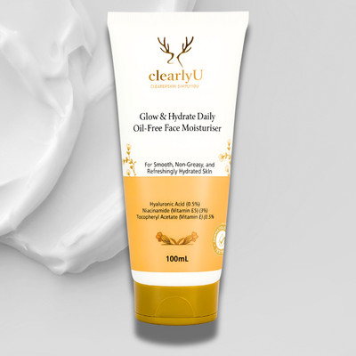 clearlyU Sebum Control Moisturiser for Non-Greasy Face Unisex 100 ml(100 ml)