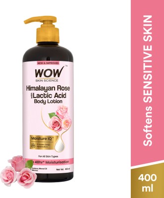 WOW SKIN SCIENCE Himalayan Rose With Lactic Acid Body Lotion(400 ml)