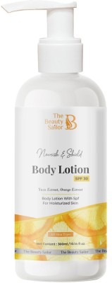 The Beauty Sailor Nourish & Shield Body Lotion|yuzu and orange extracts| moisturizes and protects(300 ml)