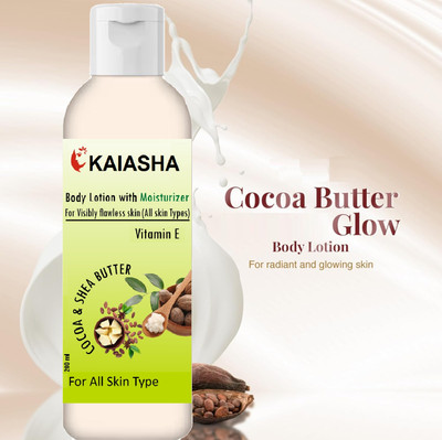 KAIASHA Cocoa Butter & Shea Butter Lotion Care Deep Moisture Nourishing Body Lotion(200 ml)