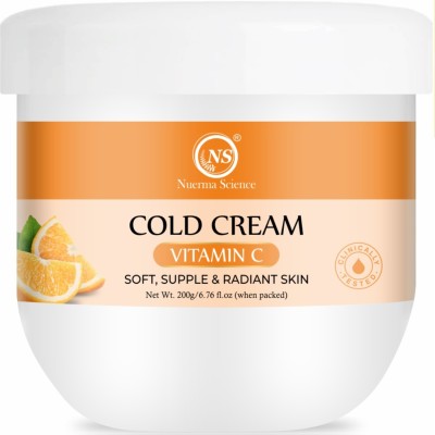 Nuerma Science Vitamin C Cold Cream for Nourishing & Glowing Skin |Non Greasy Winter Cream(200 g)