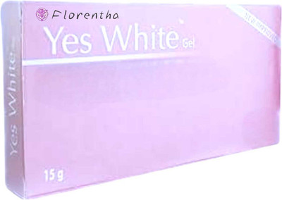 FLORENTHA YES+WHITE GEL FOR WHITEING & BRIGHTEING SKIN PACK OF- 15g x 1(15 g)