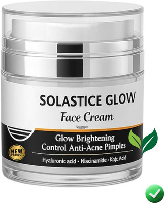SmoothWave Cosmetics Solastice Glow Face Cream | Whitening, Anti-Acne & Clear Skin Moisturizer(50 g)