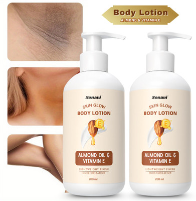 Sonavi Body Lotion with Vitamin E, Smooth Texture, Non-Sticky Feel, For All Skin Types(400 ml)