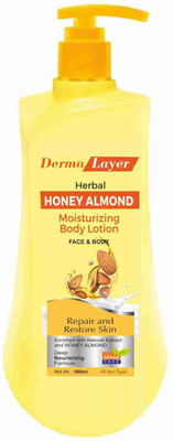 dermalayer Honey And Almond Moisturizing Body Lotion 500 ml(500 ml)