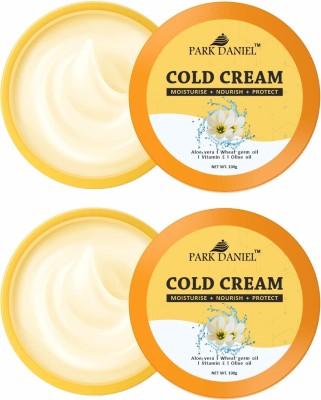 PARK DANIEL Light Moisturizing Cold Cream Eliminates Dryness from Skin Pack of 2 of 100Grams(200 ml)