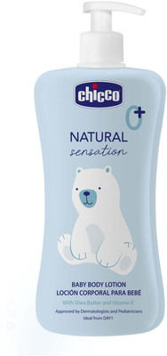 Chicco Natural Sensation Baby Body Lotion with Shea Butter & Vitamin E, 500ml(500 ml)