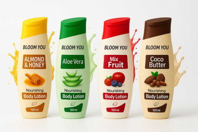 BLOOM YOU Herbal Care Nourishing Lotion 400ml Each(400 ml)