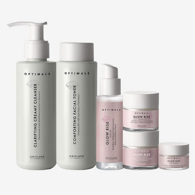 Oriflame Sweden Optimals Glow Rise SET (Pack of 6)(450 g)
