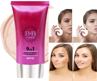 GULGLOW99 Korean BB Cream Moisturizer for Face Full Coverage With SPF 45(50 ml)