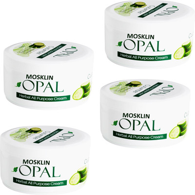 MOSKLIN OPAL CUCUMBER ALL PURPOSE CREAM FOR MOSITURIZING & SMOOTH SKIN PACK OF 500gm x 4(2000 g)
