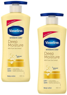 Vaseline DEEP MOISTURE BODY LOTION 400 ML, 2 PCS(800 ml)