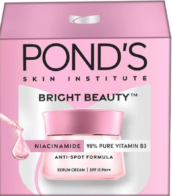 POND's Bright Beauty Light Cream With ,Niasorcinol,Fades Dark Spots Crem=(50GM)(50 g)