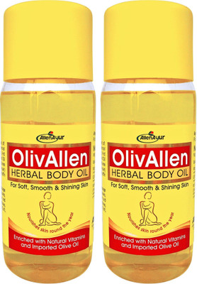 Allen Ayur OlivAllen Body Oil (Pack of 2)(900 ml)