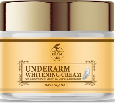 Khadi Ark Dark Underarm Skin Whitening Cream Enriched with Vitamin E Oil, B3, Licorice(50 g)