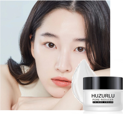 HUZURLU Primer for Face Makeup Normal Oily,Dry and Combination Skin Types Primer  - 50 ml(WHITE)