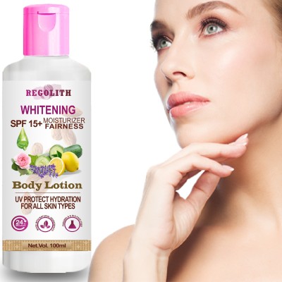 Regolith Body Lotion Nourishing Body Milk with Almond Oil & Vitamin E(100 ml)