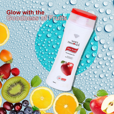 White Diamonds Mix Fruit Lotion – Hydrating & Refreshing Formula | Soft, Glowing(200 ml)