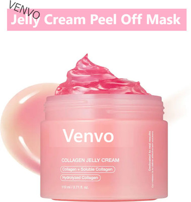 venvo Korean Collagen Peel Off | Firm & Youthful Skin Jar Mask(50 ml)