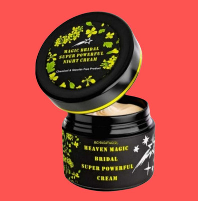 HGHASAYAGIRL HEAVEN MAGIC BRIDAL SUPER POWERFUL NIGHT CREAM FOR SKIN WHITENING CREAM105EE(50 g)