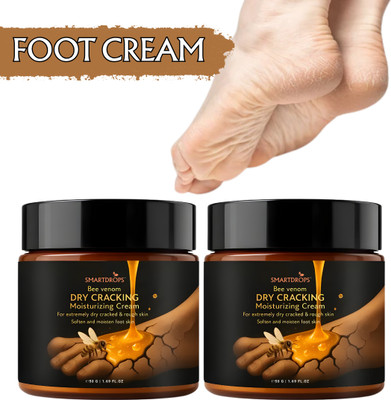 smartdrops Foot Cream for Rough, Dry & Cracked Heel for All Type of Skin Foot Cream(100 g)