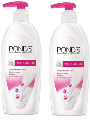 POND's TRIPLE VITAMIN SILKY SMOOTH SKIN VITAMIN B3 LOTION 275 ML X 1(550 g)