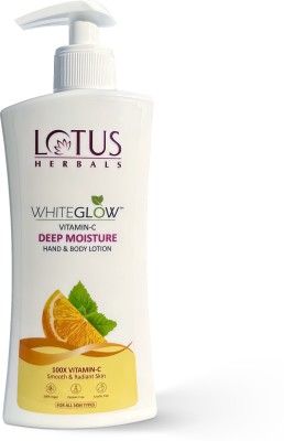 LOTUS HERBALS WhiteGlow Vitamin C Deep Moisture Hand & Body Lotion(400 ml)