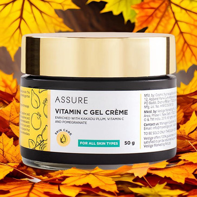 ASSURE Vitamin C Gel Creme enriched with pomegranate and Pack of 1(50 g)