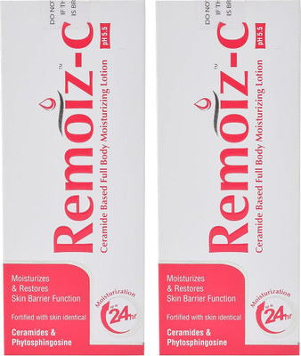 REMOIZ C Ceramide Based Full Body Moisturizing Lotion (Pack of 2 x 100ml)(200 ml)