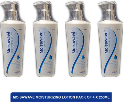 MOISAWAVE moisturizing lotion - hydrating lotion(pack of 4)250ml(1000 g)