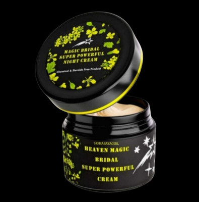 HGHASAYAGIRL HEAVEN MAGIC BRIDAL SUPER POWERFUL NIGHT CREAM FOR SKIN WHITENING CREAM 1(50 g)