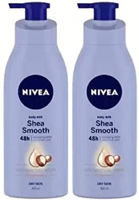 NIVEA Shea Smooth Body Milk Lotion 48h Indulging Moisture(800 ml)