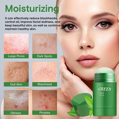 Libline Green Tea Mask Stick lazy solid Mask(40 g)